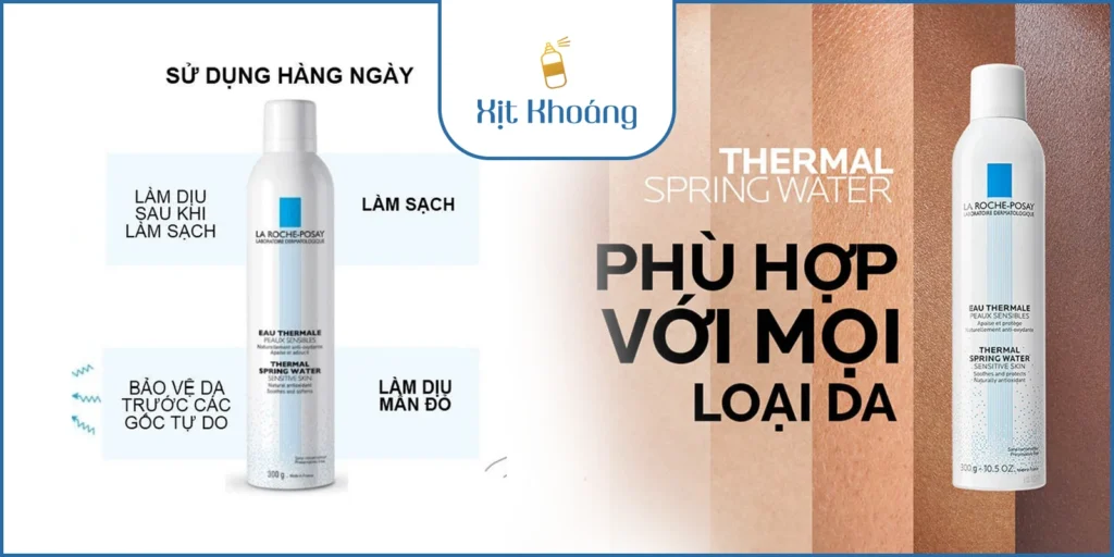 Đánh giá chi tiết 2 xịt khoáng La Roche Posay hàng đầu