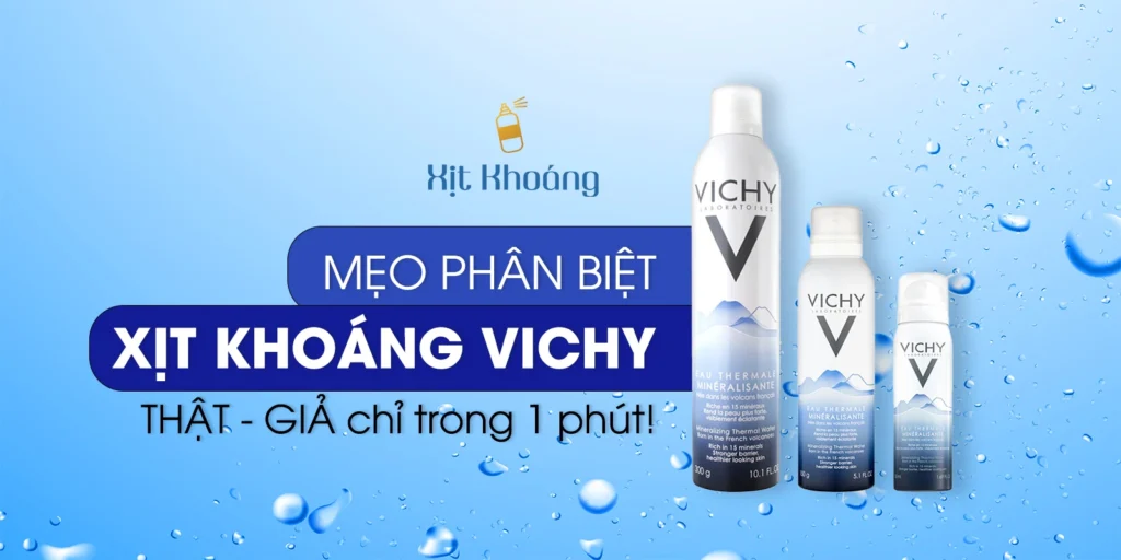 xịt khoáng vichy